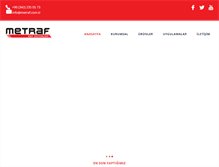 Tablet Screenshot of metraf.com.tr